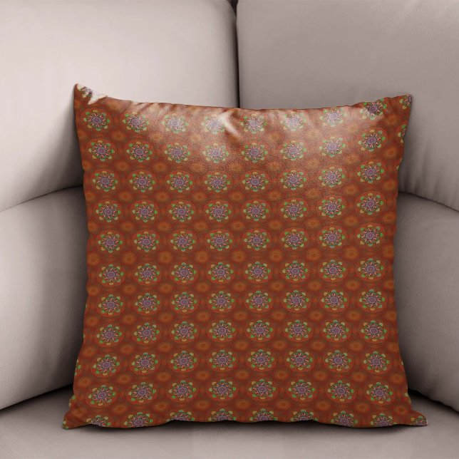 Der Filter Blumenrot des Squire Manipur Mandala Kissen (Von Creator hochgeladen)