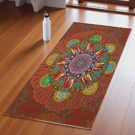 Der Filter Blumenrot des Squire Manipur Mandala Yogamatte