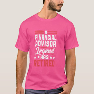 Der Finanzberater Legend hat die Pensionierung zur T-Shirt