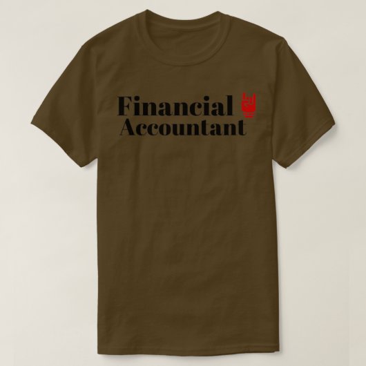 Der Finanzbuchhalter T-Shirt (Design vorne)