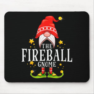 Der Fireball-Gnom-Weihnachts-Matching Mousepad