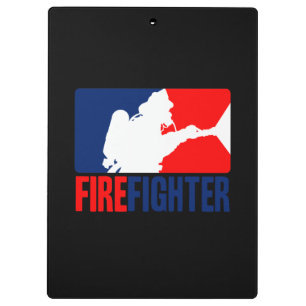 Der Firefighter-Headliner in Tri-Farben Klemmbrett