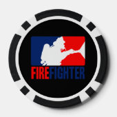 Der Firefighter-Headliner in Tri-Farben Pokerchips (Rückseite)