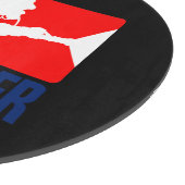 Der Firefighter-Headliner in Tri-Farben Schneidebrett (Ecke)