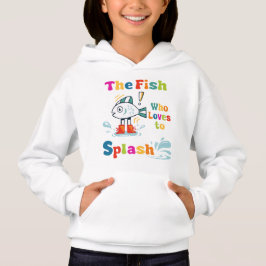 Der Fisch, der Lieben zu spritzen Hoodie