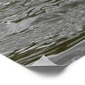 Der Fisch fängt den Köder Poster (Ecke)