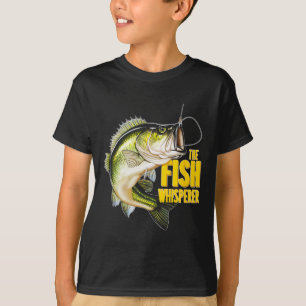 Der Fisch-Flüsterer Angel Neuheit Fischers Geschen T-Shirt