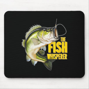 Der Fisch-Flüsterer Angel Neuheit Geschenk für Ang Mousepad