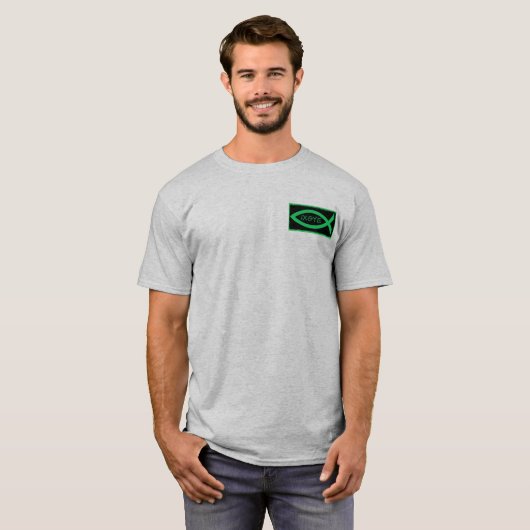 Der Fisch in Grün T-Shirt (Vorne ganz)