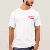 Der Fisch ist rot T-Shirt (Vorderseite)
