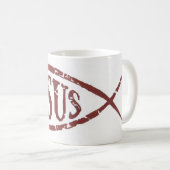 der Fisch Kaffeetasse (VorderseiteRechts)