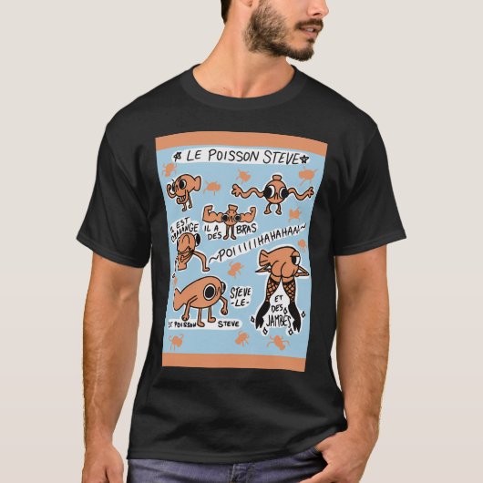 Der Fisch Steve T-Shirt (Vorderseite)