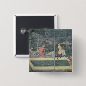 Der Fisch-Teich, vom Hirsch-Raum, 1343 Button (Vorne & Hinten)