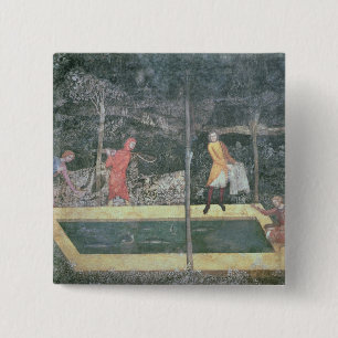 Der Fisch-Teich, vom Hirsch-Raum, 1343 Button