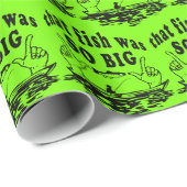 Der Fisch war so groß Geschenkpapier (Rolleneckpunkt)