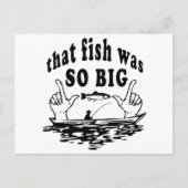 "Der Fisch war so groß." Postkarte (Vorderseite)