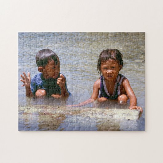 Der Fisch war so groß! Puzzle (Horizontal)