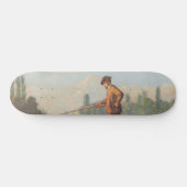 Der Fischer (Angeln im Freien) (Fluss) Skateboard (Horizontal)