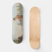 Der Fischer (Angeln im Freien) (Fluss) Skateboard (Vorderseite)