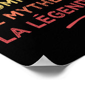 Der Fischer der Mensch Poster (Ecke)