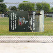 Der Fischer. Glückliches Angeln Banner (Insitu)