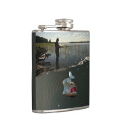 Der Fischer ​ ​ ​ ​ ​ ​. Glückliches Angeln Flachmann (Rechts)