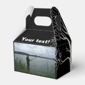 Der Fischer im Abend Geschenkschachtel (Rückseite)