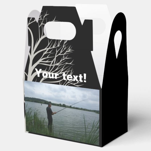 Der Fischer im Abend Geschenkschachtel (Geöffnet)