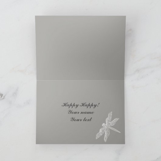 Der Fischer im Abend Karte (Innenseite)