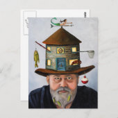 Der Fischer Postkarte (Vorne/Hinten)