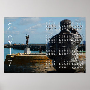 DER FISCHER UND DAS SIREN-Kalender-Poster 2017 Poster