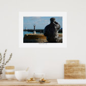 DER FISCHER UND DAS SIREN-Poster Poster (Küche)