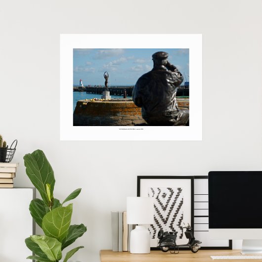 DER FISCHER UND DAS SIREN-Poster Poster (Heimbüro)