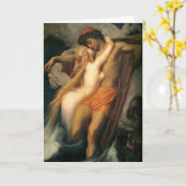 Der Fischer und der Syren | Frederic Leighton Karte (Gelbe Blume)