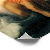 Der Fischer und der Syren | Frederic Leighton Poster (Ecke)