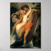 Der Fischer und der Syren | Frederic Leighton Poster (Vorne)
