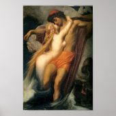 Der Fischer und der Syren | Frederic Leighton Poster (Vorne)