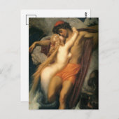 Der Fischer und der Syren | Frederic Leighton Postkarte (Vorne/Hinten)