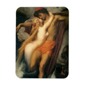 Der Fischer und die Siren [Frederic Leighton] Magnet (Vertikal)