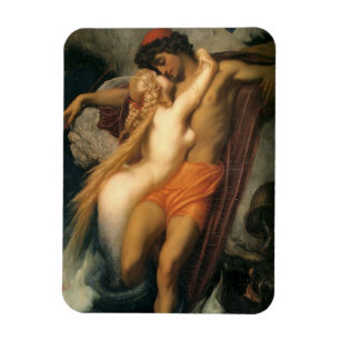 Der Fischer und die Sirene [Frederic Leighton] Magnet