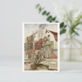 Der Fischer und seine Ehefrau Postkarte (Stehend Vorderseite)