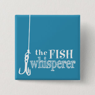 Der FischeWhisperer (kundengerechte Farben) Button