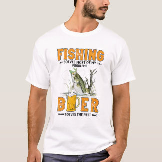 Der Fischfang löst die meisten meiner Probleme mit T-Shirt