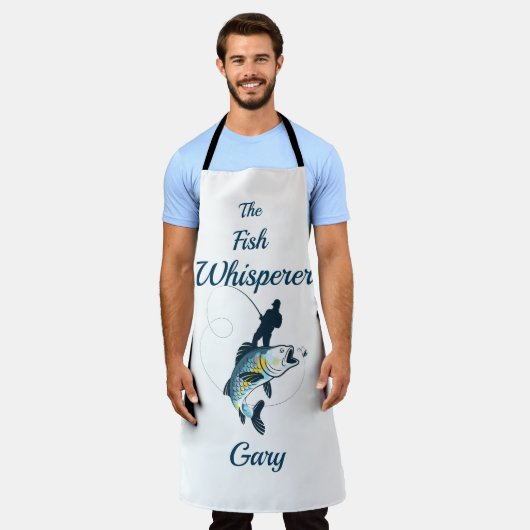 Der Fischflüster Schürze (Getragen)