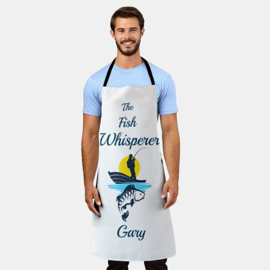 Der Fischflüster Schürze (Getragen)