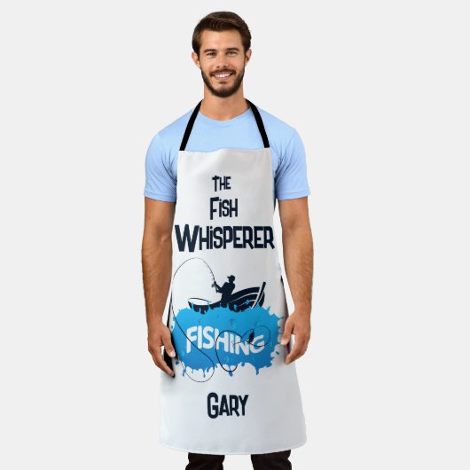 Der Fischflüster Schürze (Getragen)