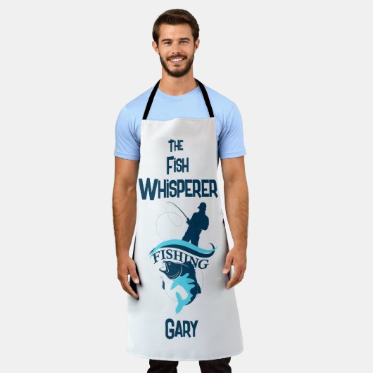Der Fischflüster Schürze (Getragen)