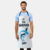 Der Fischflüster Schürze (Getragen)