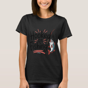 Der Fischflüsterer Retro-Angeln T-Shirt