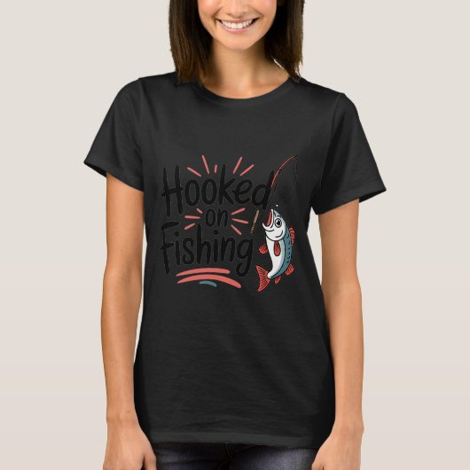 Der Fischflüsterer Retro-Angeln T-Shirt (Vorderseite)